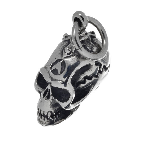 Edelstahlanhänger - Totenkopf