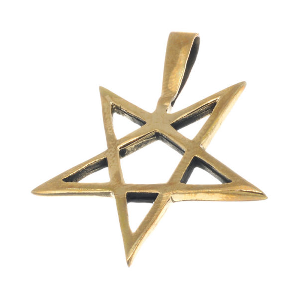 Bronzeanhänger - Pentagramm