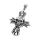 Stainless Steel Pendant - Cross with Skull