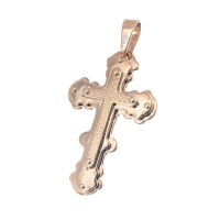 Stainless Steel Pendant – Rose-Coloured Ornamental...