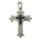 Edelstahlanhänger - Kreuz mit spanischem Vater unser