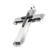 Edelstahlanhänger - Kreuz Statementkreuz