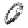 Lederarmband mit Edelstahl - Drachenkopf