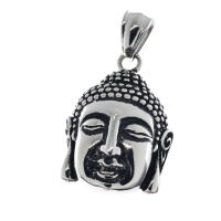 Stainless steel Pendant - Buddha Head