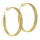 Edelstahlcreolen PVD Gold
