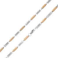 4 mm Edelstahlkette mit PVD-Beschichtung Rosegold
