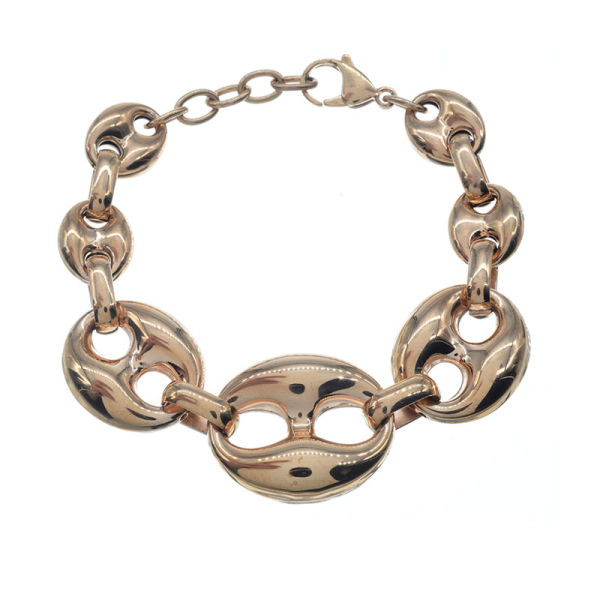 Stainless Steel Bracelet - Barista - PVD-Roségold
