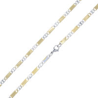 1 mm Edelstahlkette bicolor PVD