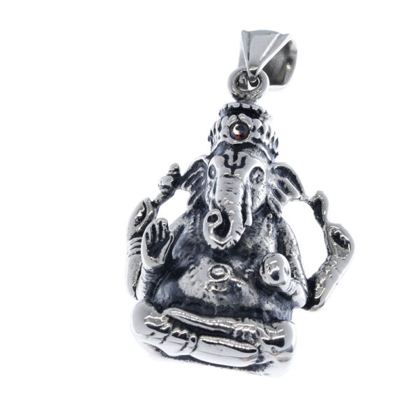 Stainless steel pendant - Ganesha