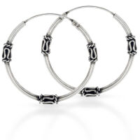Bali-Creolen „Vemor“ aus 925er Silber –...
