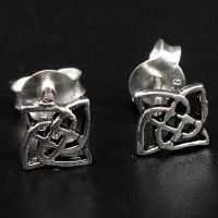 925 Sterling Silber Ohrstecker - Keltischer Knoten "Una"