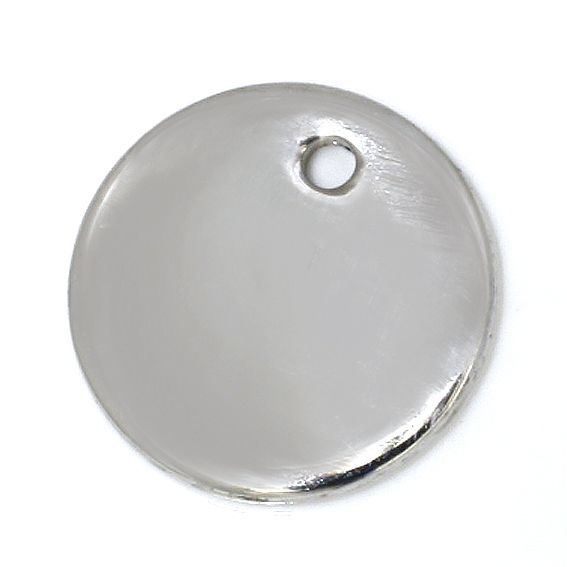 Edelstahl Identplakette rund mini