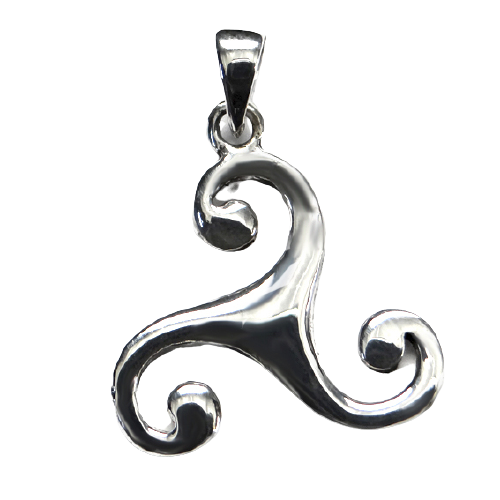 925 Sterling Silberanhänger - Triskele "Trish"