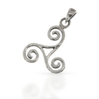 925 Sterling Silberanhänger - Triskele