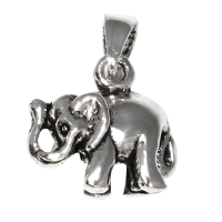 925 Sterling Silberanhänger - Elefant "Benji"