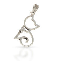 925 Sterling Silberanhänger - Katze "Maya"