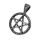 Stainless Steel Pendant – Pentagram with Braided Border