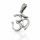 925 Sterling Silberanhänger - Hand der Fatima "Norma"