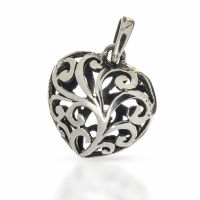 925 Sterling Silberanhänger - Anhänger- Herz...