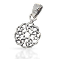 925 Sterling Silberanhänger - Keltischer Knoten