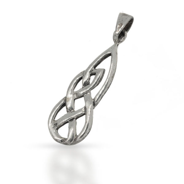 925 Sterling Silberanhänger - Keltischer Knoten