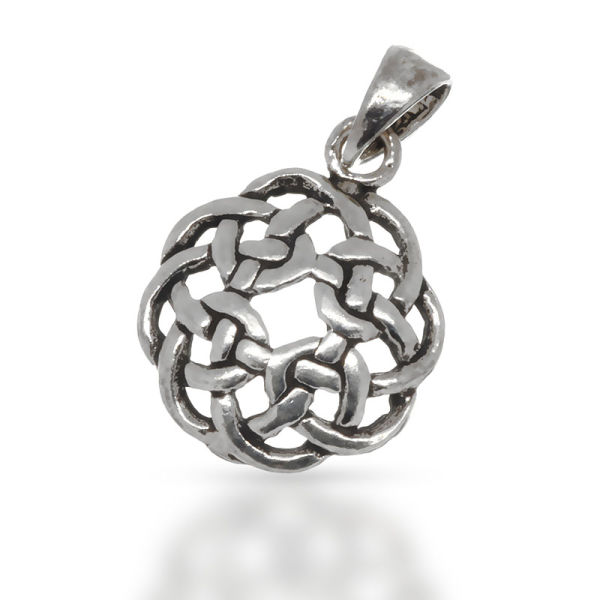 925 Sterling Silberanhänger - Keltischer Knoten