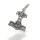 Thorshammer mit Tiermaske und Rundornamenten aus 925er Silber