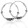 925 Sterling Silber Bali Creolen "Cemarla"