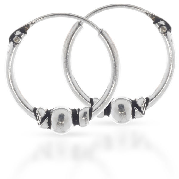 925 Sterling Silber Balicreole 12 mm