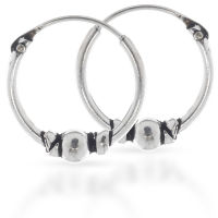 925 Sterling Silber Balicreole 12 mm