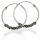 Bali-Creolen aus 925er Silber – Wellenmotiv und Flechtbänder, 18 mm (Paar)