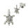 925 sterling silver stud earrings – turtle
