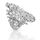 925 Sterling Silberring - Koralle