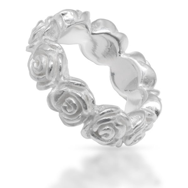 925 Sterling silver ring - roses