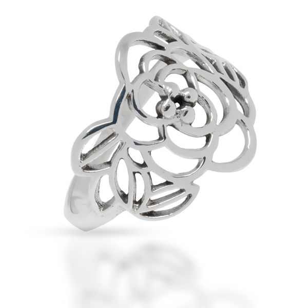 925 Sterling silver ring - flower