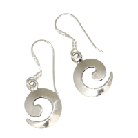 Ohrhänger 925er Sterling Silber- Spirale