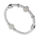 Lederarmband mit Magnetverschluss - 2 Glitzerkugeln