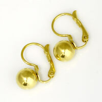 Edelstahlohrringe - golden