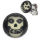 Edelstahlohrstecker  -  Totenkopf