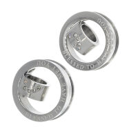 Stainless Steel Pendant – Partner Ring Motifs with...