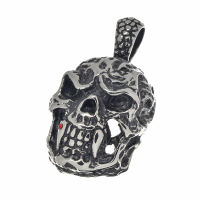 Edelstahlanhänger - Totenkopf
