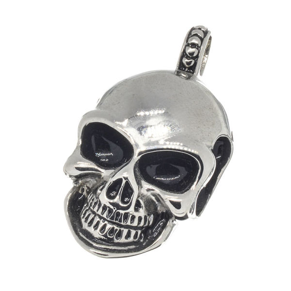 Edelstahlanhänger - Totenkopf