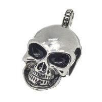 Edelstahlanhänger - Totenkopf