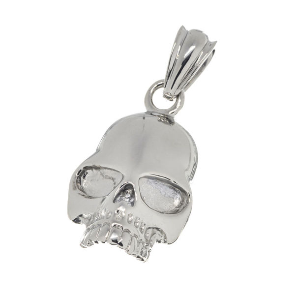 Edelstahlanhänger - Totenkopf