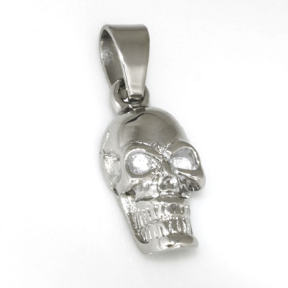 Edelstahlanhänger - Totenkopf