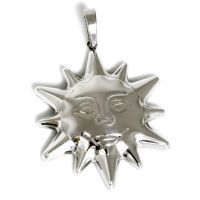 Stainless steel pendant "sun"