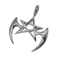 Stainless Steel Pendant – Pentagram with...