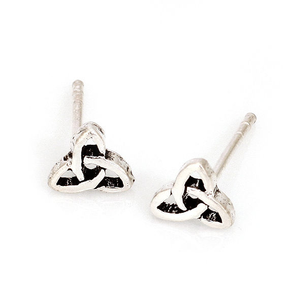 Silberohrstecker - Triskele 6mm