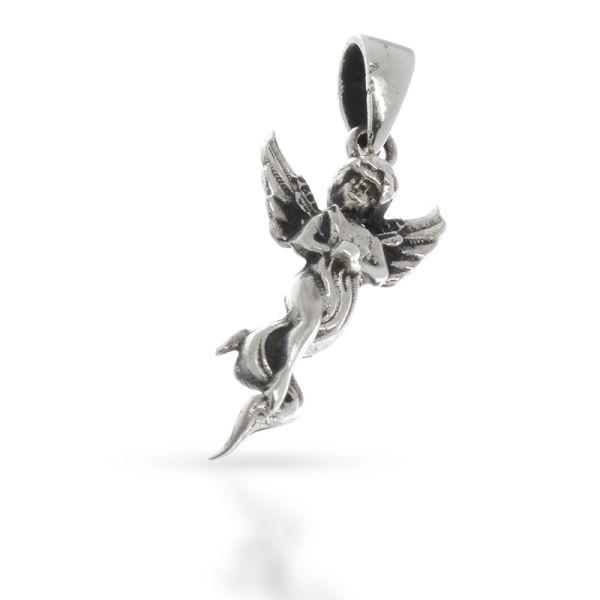 925 Sterling Silberanhänger - Engel "Jakob"
