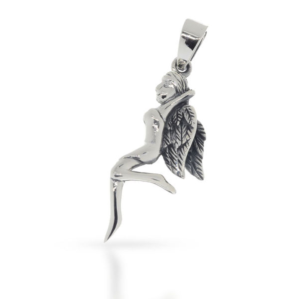 925 Sterling Silberanhänger - Fee / Elfe "Alenia"